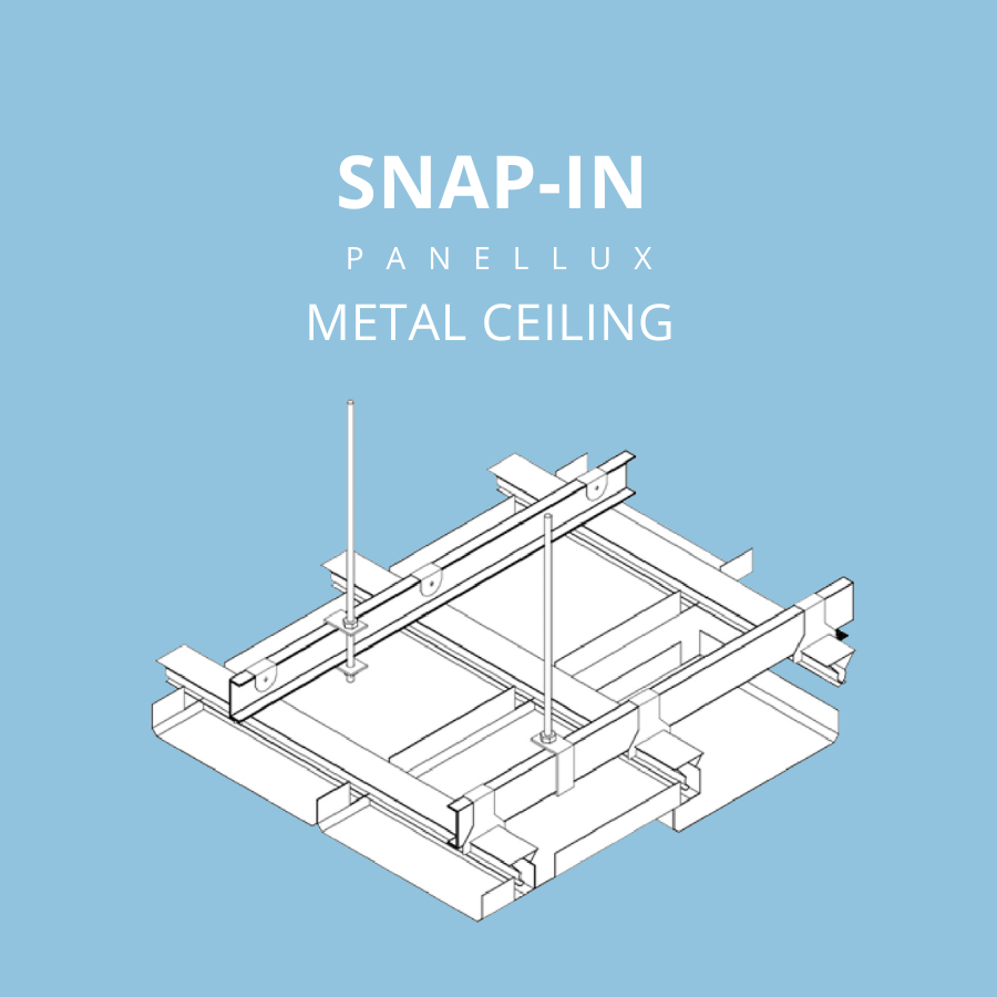 PANELLUX METAL CEILING SNAP-IN